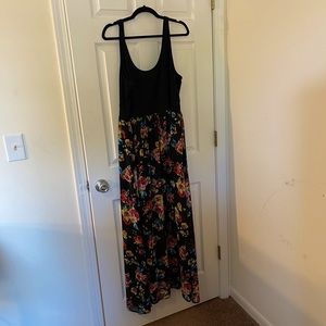 Torrid knit and chiffon maxi